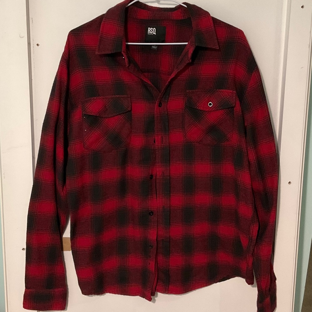Red and Black Plaid Flannel